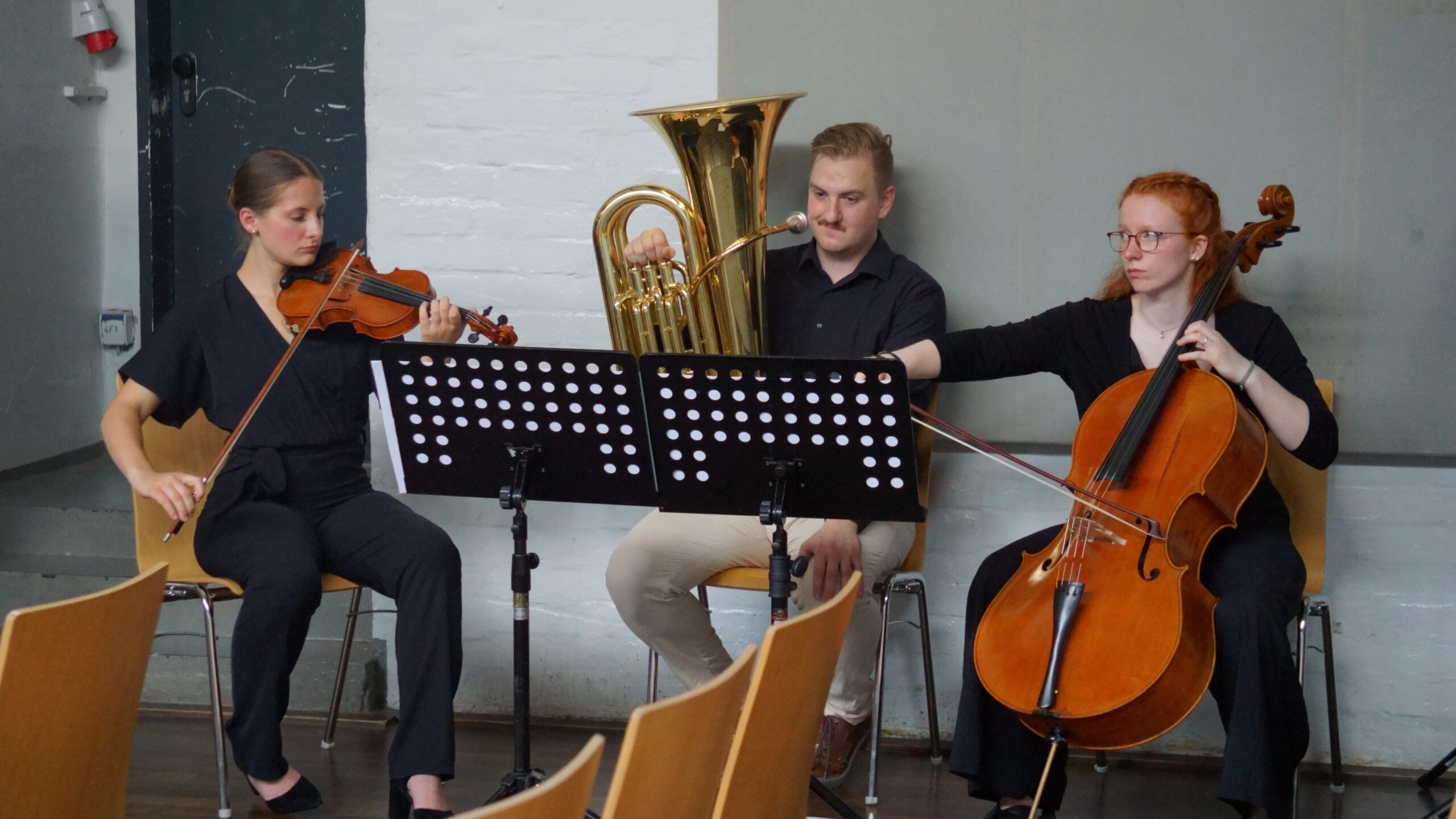 Arbeitsphase des Landesjugendensembles Neue Musik